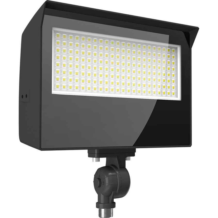 RAB X22 Adjustable-Power LED FlexFlood (60W–80W, Multi-CCT 3000K–5000K, Knuckle/Trunnion Mount, Built-In Photocell)