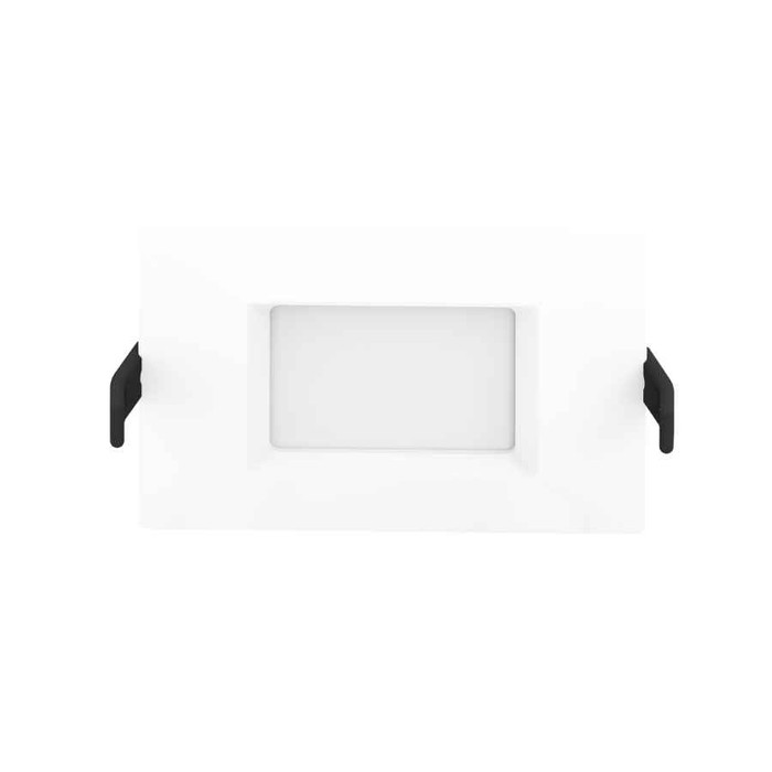 RAB 4″ Wafer LED Downlight (9W-10.5W, Selectable CCT, Round/Square, Baffle or Smooth Trim, White Finish)