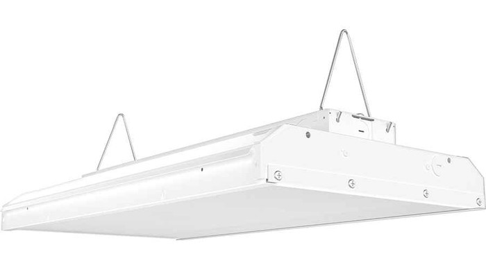 RAB ARBAY2 Aerobay 2FT LED High Bay Light (95W–160W, 3000K–5000K, Dimmable, 120–480V, White Finish)