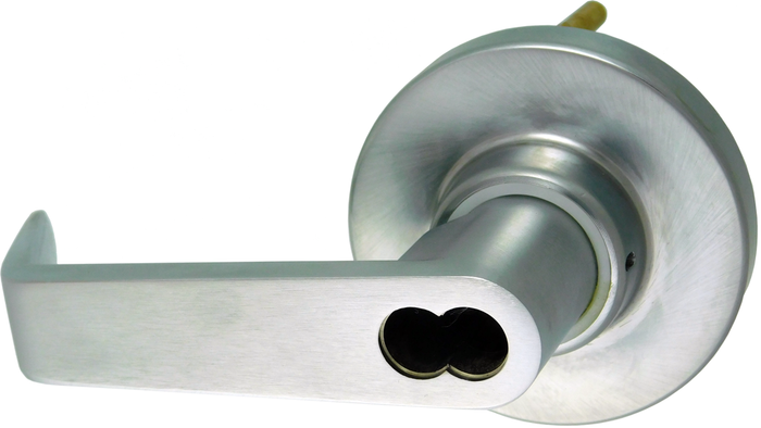 Marks USA M195RF Exit Trim - SFIC Prep Lever x Rose Storeroom Function, Small Format IC, Less Core, 626/US26D Satin Chrome