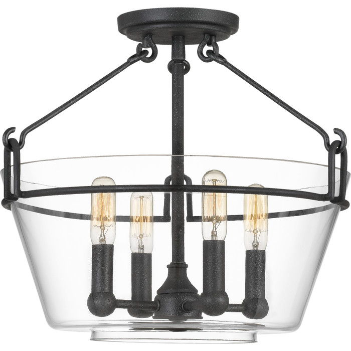 Quoizel QZL-WEL1717 Transitional Semi-flush mount 4 light