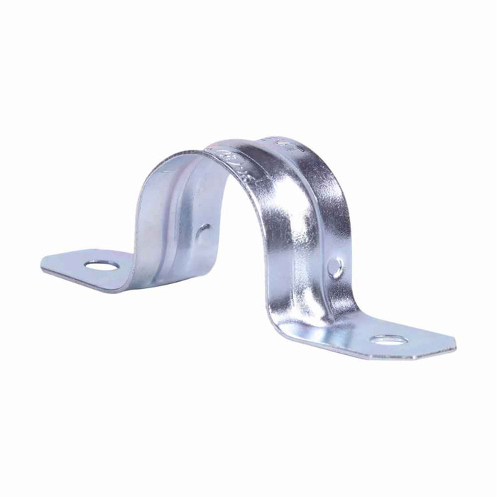 Eaton Crouse-Hinds Two-Hole Conduit Straps - Galvanized Steel