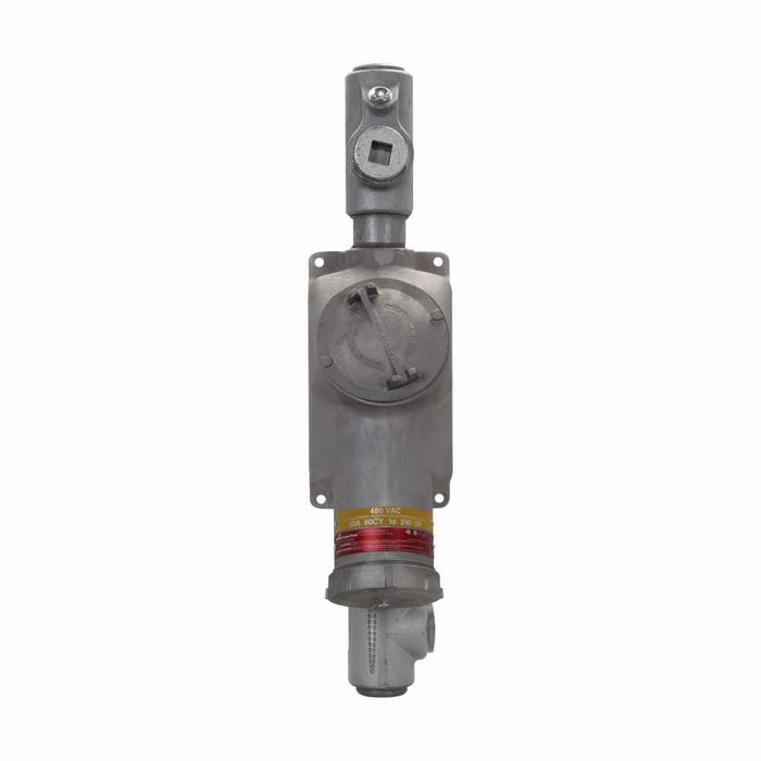 Eaton Crouse-Hinds BHR Series Explosionproof Interlocked Receptacles with Switch - 30A, 60A, 100A, 480 Vac, Copper-Free Aluminum, Factory Sealed, NEMA 3/4/7/9/12