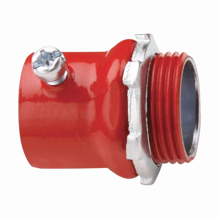 Eaton Crouse-Hinds EMT Set Screw Connector - Non-Insulated, Steel, Straight