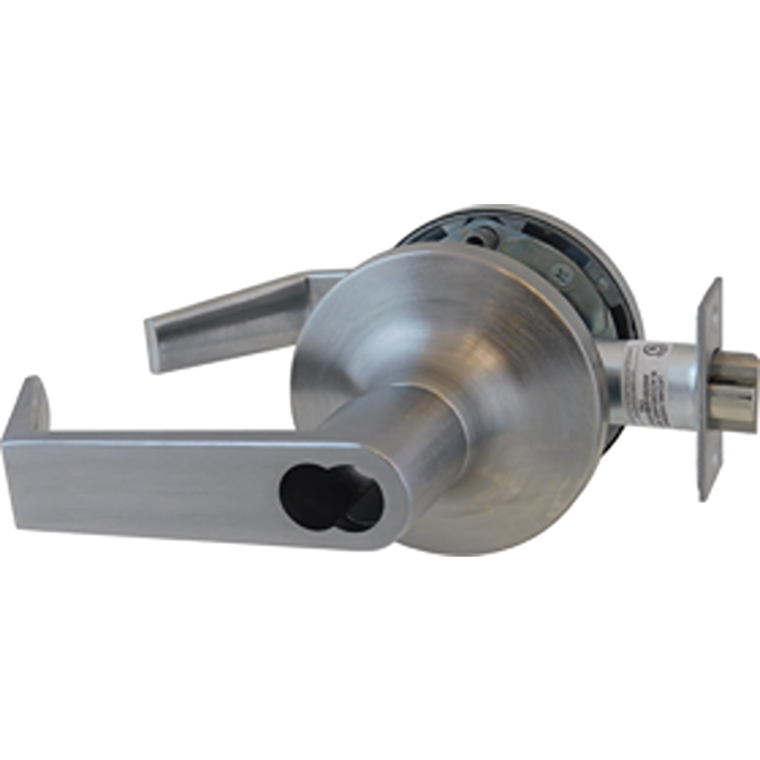 Accentra 5491LN Augusta Grade 1 Fail Secure Electrified Cylindrical Lever Lock, Request to Exit, 6 Pin LFIC-Yale Large Format IC Prep, Less Core