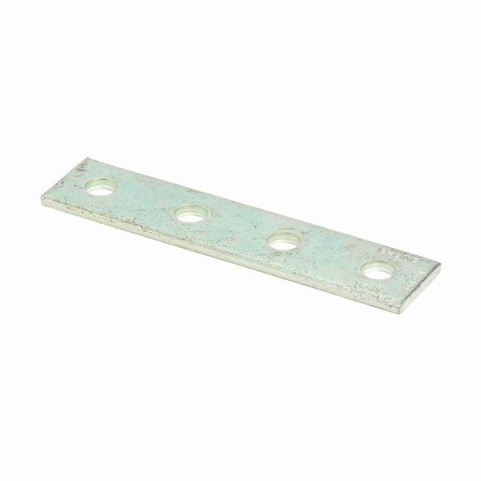 Eaton B-Line Series Spring Nut Four-Hole Splice Plate Steel 7.25" Length Electro-Plated Zinc