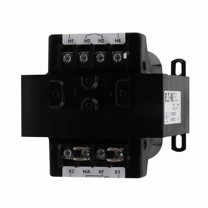 Eaton C0250E2A type MTE, industrial control transformer, pv: 240 x 480v, 230 x 460v, 220 x 440v, taps: none, sv: 120/115/110v, 55°c, 250 va