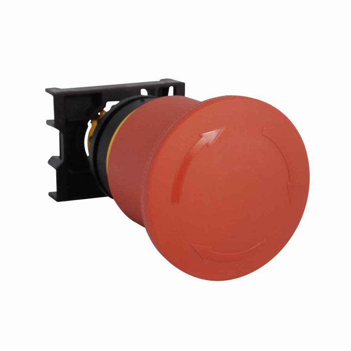 Eaton M22 Modular Twist-to-Release Emergency Stop Operator - 22.5mm - 45mm Pushbutton - Non-Illuminated - Red Button - IP67, IP69K, 4X, 13 Rated - 100,000 Operations