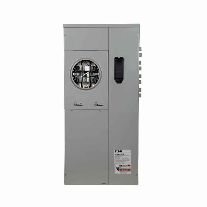 Eaton Meter Stack Three-Phase Commercial 225A Socket 1200A Bus Aluminum 7-Jaw Bypass 208Y/120V