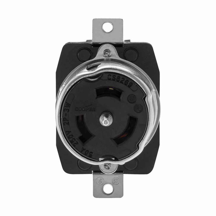 Eaton Locking Receptacle 50A Industrial Non-NEMA California Standard