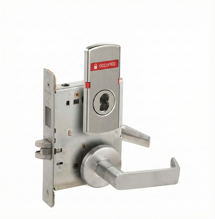 Schlage L9457B Classroom Security with Deadbolt Mortise Lock with Small Format IC Less Core