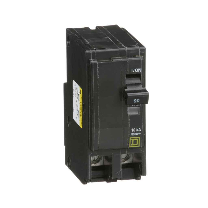 Schneider QO Series Plug-On Miniature Circuit Breakers — 2-Pole, 10–200A Thermal-Magnetic