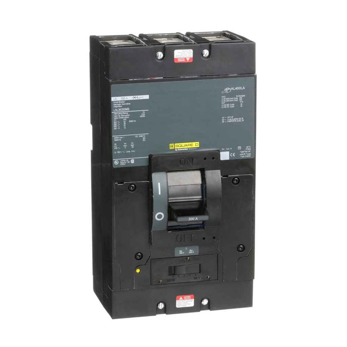 Schneider LAL36MB Series Molded Case Circuit Breakers with Mounting Base (300A–400A)
