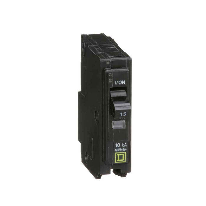 Schneider QO Series Plug-On Miniature Circuit Breakers — 1-Pole, 10–70A Thermal-Magnetic