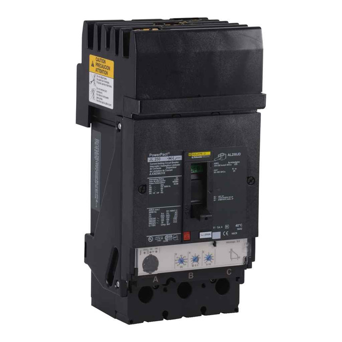 Schneider Molded Case Circuit Breakers — U31X Interrupting Rating, 3-Pole (60A–250A)