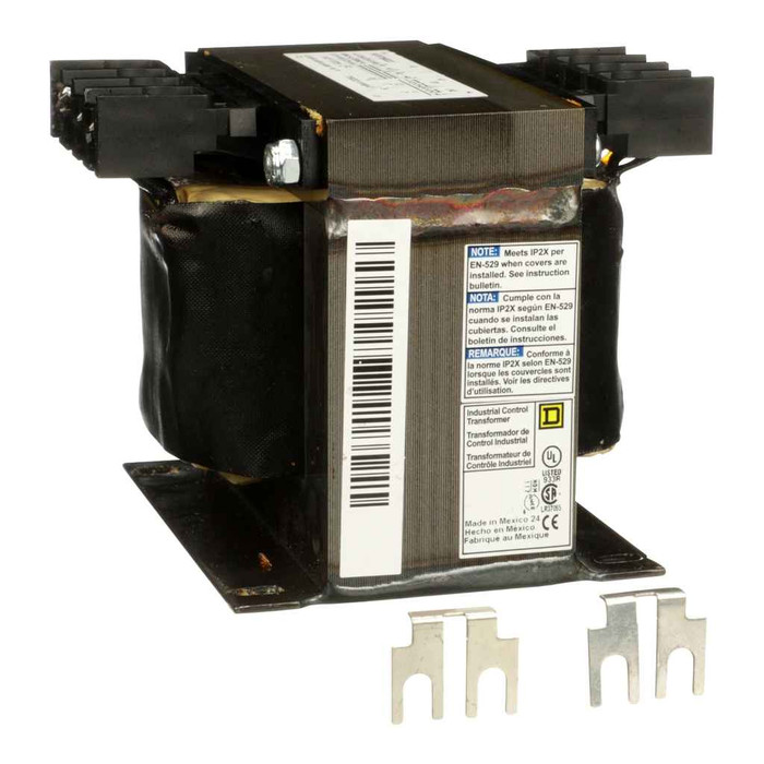 Schneider 9070T Type T Industrial Control Transformers, 50–5000 VA, 120 x 240 Vac Primary, 24 Vac Secondary
