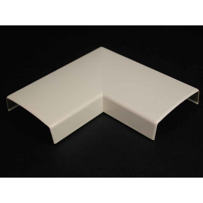 Wiremold 2300 Series Cable Management Flat Elbow 4.187" Ivory Plastic Corner Fitting