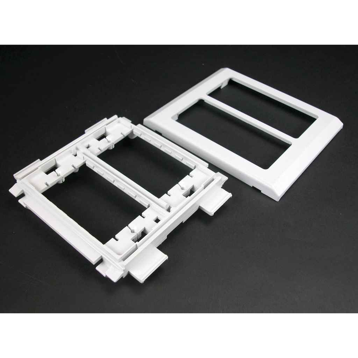 Wiremold 5450 In-Line Device Bracket 6.0" x 5.13" x 1.0" Ivory Plastic Mounting System