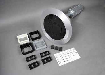 Wiremold AV3 ATM Model Series Assembled Poke-Thru Device
