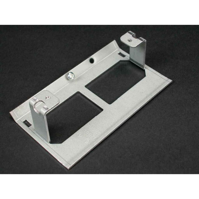 Wiremold G3007C 3000 Series Single-Gang Device Bracket Fitting - Steel Construction, 4.5 in, Gray