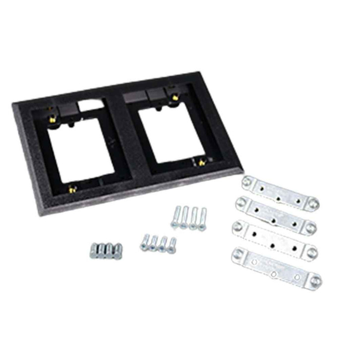 Wiremold Modulink 880MP Two-Gang Nonmetallic Carpet Flange