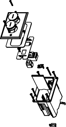 Wiremold WMFB Single-Gang Floor Box Assembly