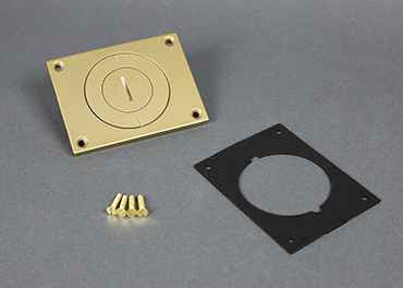 Wiremold-829CKAL-1 Powder-Coated Aluminum Cover Plate