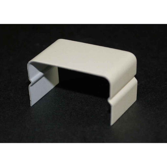 Wiremold 2000 Series Steel Blank End Fitting - 0.75 in Ivory Cable Management Component