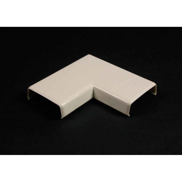 Wiremold 800 Series 2.5 in Plastic Flat Elbow Cable Management Fitting