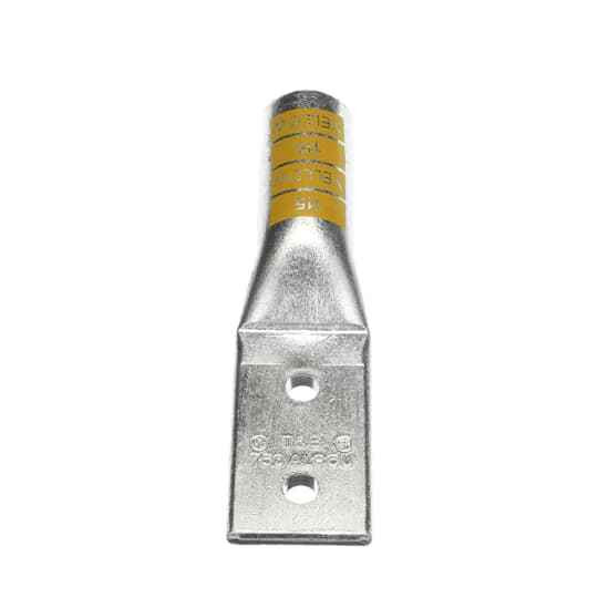 Color Keyed Two Hole Lugs 90°C Connectors for Aluminum/Copper Code Conductor - 1/0 AWG-1000kcmil
