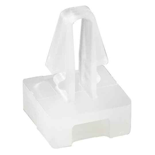 Ty-Rap Push-In Mounting Base, Natural Nylon 6.6 for Temperatures up to 85 Degrees Celsius