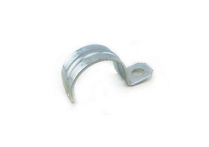 Bridgeport One Hole Pipe Straps - Zinc Plated Steel