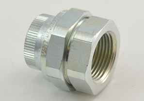 Bridgeport Steel Hazardous Location Unions - Zinc Plated Steel