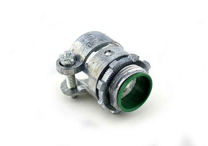 Bridgeport Squeeze Connectors Zinc Die Cast with Insulated Throat