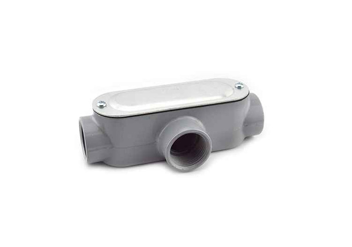 Bridgeport Type T Rigid and IMC Conduit Bodies - Aluminum with Cover and Gasket