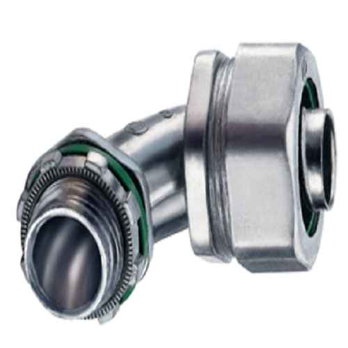 Bridgeport Liquid Tight Connectors, 90° - Die Cast Zinc