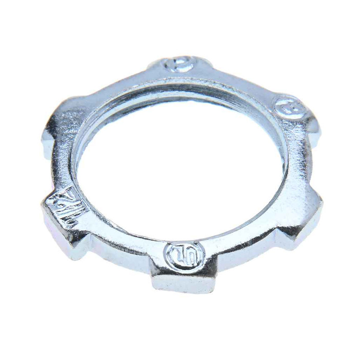 Bridgeport Zinc Plated Steel Conduit Locknut