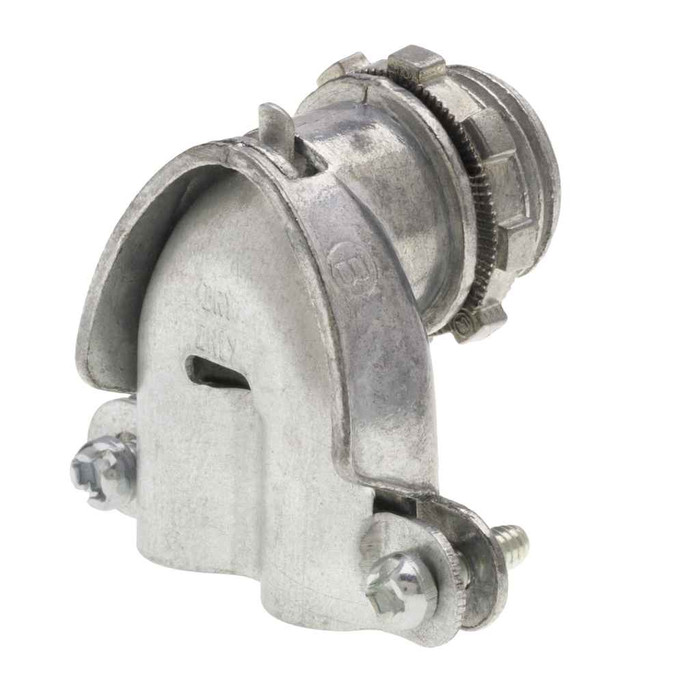 Bridgeport 90° Duplex Connectors for Flexible Metal Conduit