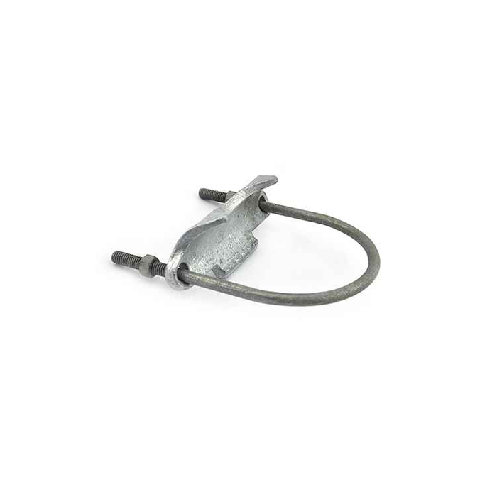 Bridgeport Fittings Right Angle Conduit Clamps - Malleable Iron Construction with 3.1875" Height