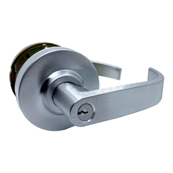Arrow RLX81BRR Grade 2 Entry Clutched Broadway Lever, Schlage C Keyway, 2-3/4" Backset