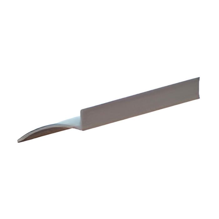 Hager 810S Overhead Rain Drip Cap with Milled Aluminum Finish