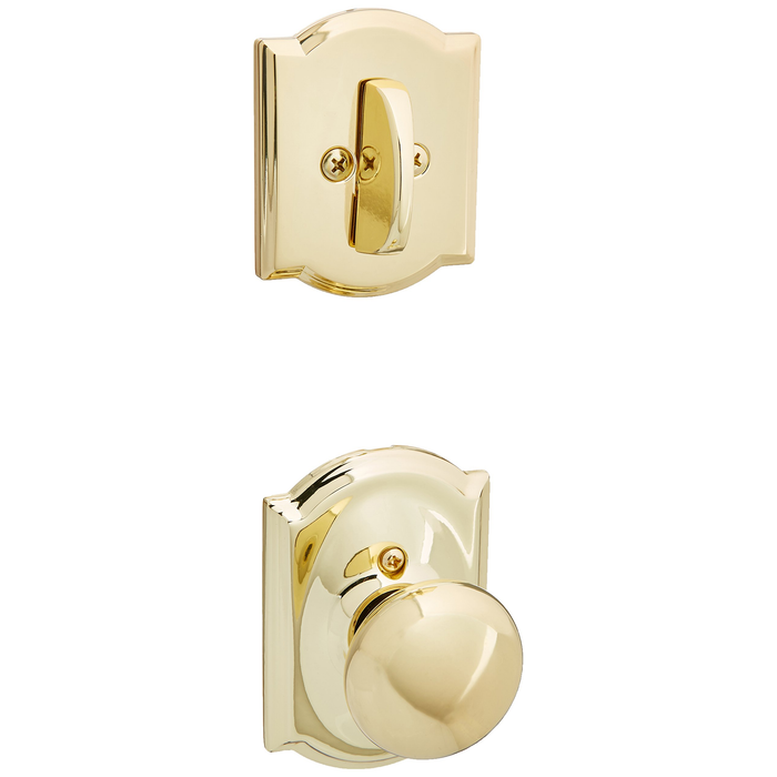 WM - Schlage F59-Ply-Cam Plymouth Single Cylinder Interior Pack - Brass
