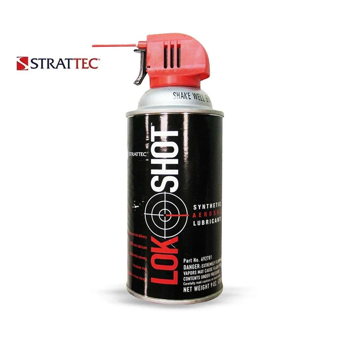 Strattec LOK SHOT Synthetic Lubricant - 9 oz. Aerosol Can (692781)