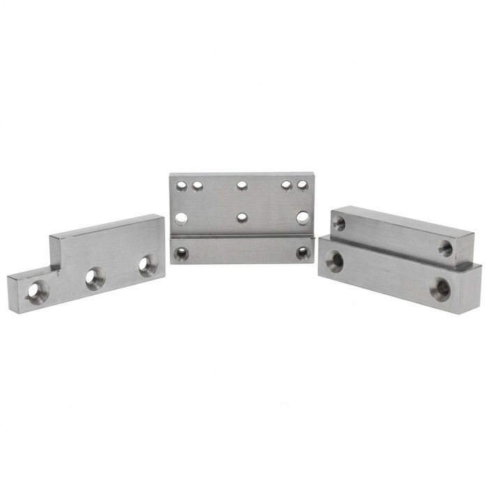 LCN 5030-417 Wood Mounting Clip Set AL, Mounting Offset Pivoted or, Butt Hung in Wood Frame, Included Two Clips