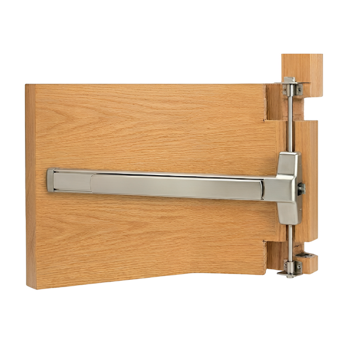 Accentra 6160ED 36" Grade 1 Concealed Vertical Rod Exit Bar, Wood Door, Wide Stile Pushpad