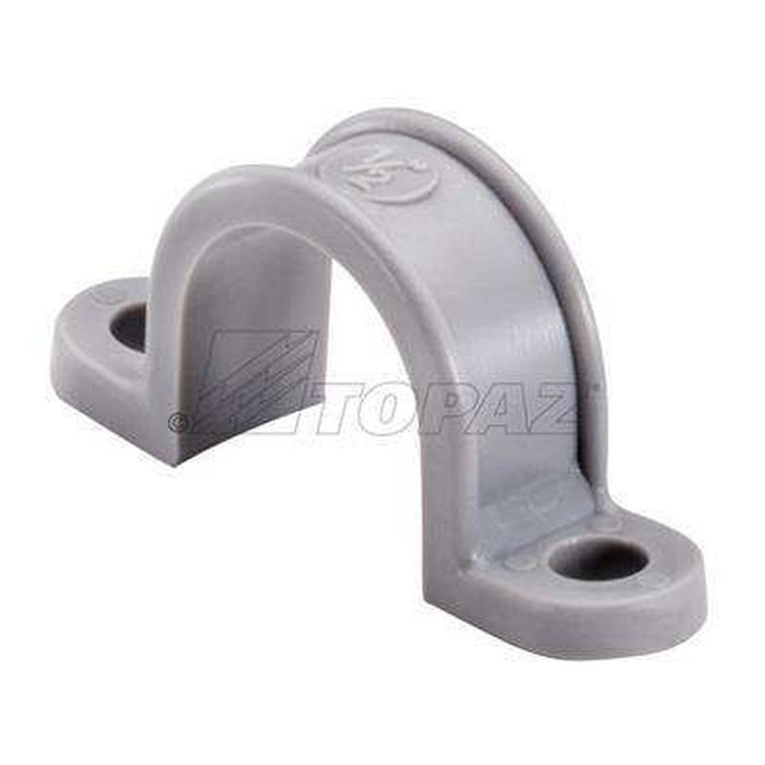 Topaz Lighting Schedule 40 PVC Two-Hole Pipe Strap