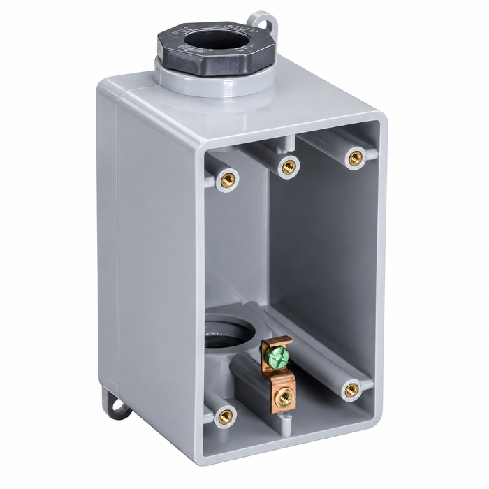 Topaz Lighting 1307 Single FDC Weatherproof Box, PVC