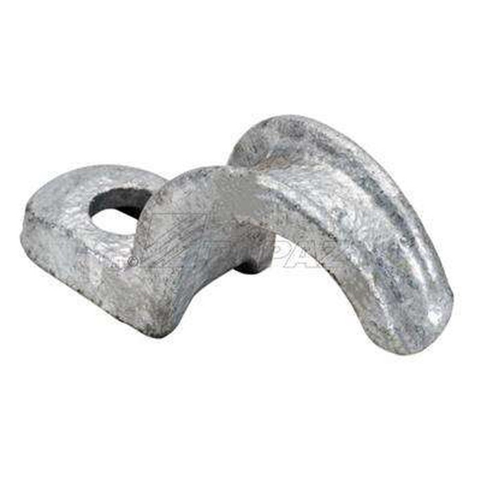 Topaz Lighting Hot-Dip Galvanized Malleable Iron One-Hole Rigid Conduit Strap