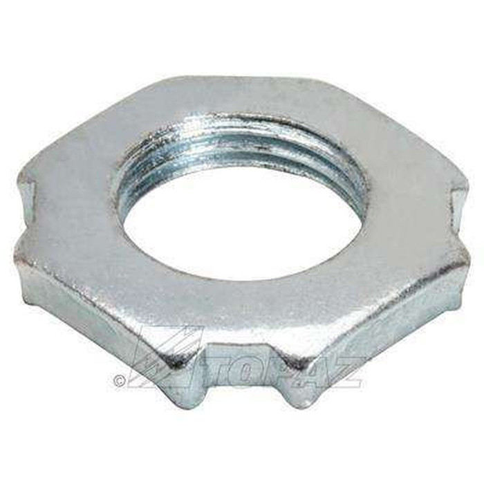 Topaz Lighting Steel Fixture Locknut, Heavy Square