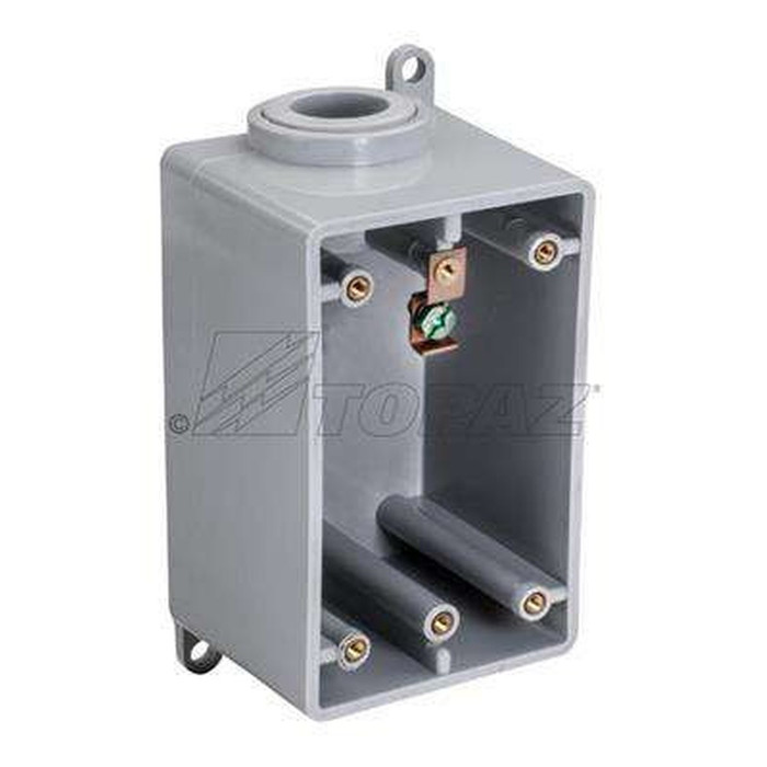 Topaz Lighting Single FDS Type PVC Junction Box